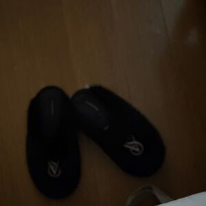 Very J Black Slip-On Shoes